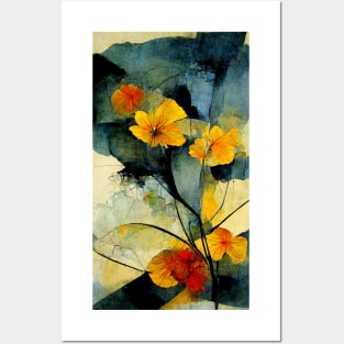 Flowers aquarelle Posters and Art